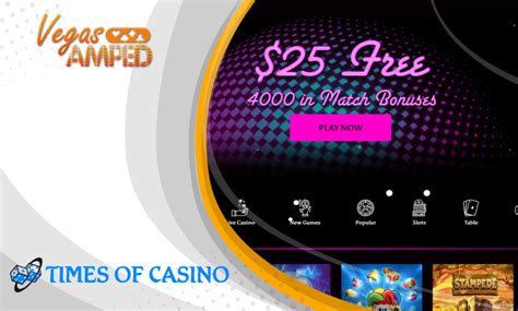 Vegasamped Vegas Amped Online Casino powered by Rival Gaming